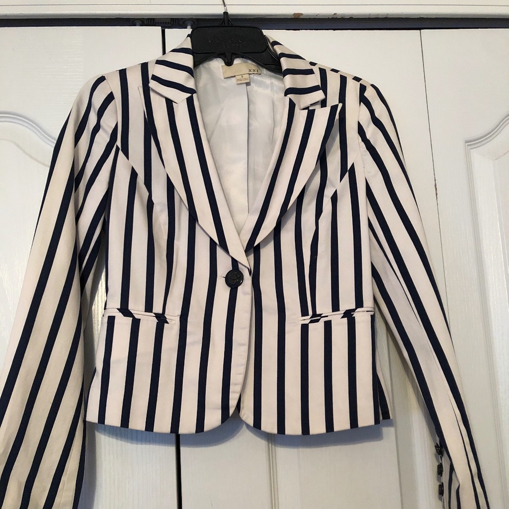 Striped blazer